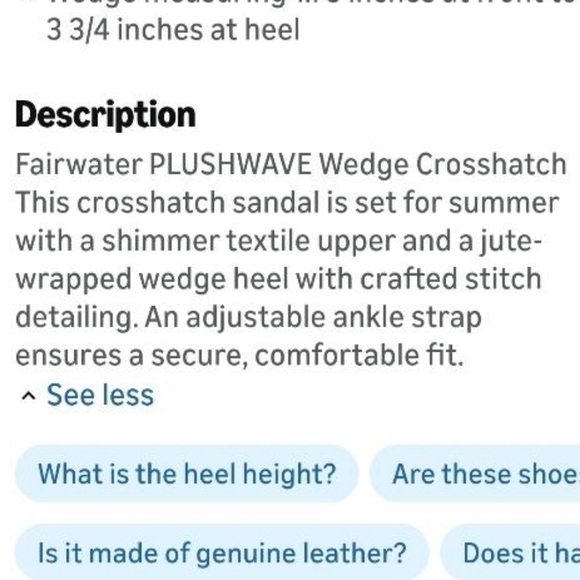 Sperry Topsider Plushwave Fairwater Metallic Gold Tan Leather Espadrille Wedge 9 - Picture 11 of 13